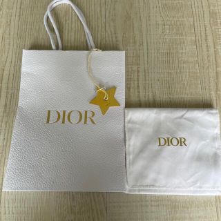 クリスチャンディオール(Christian Dior)の【星チャーム付き】DIORショップ袋＆収納袋セット(ショップ袋)