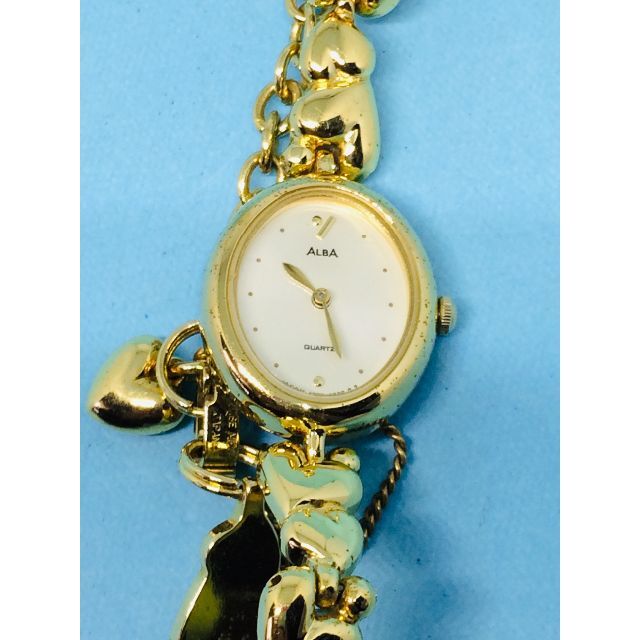 SEIKO(セイコー)のF08）ブレスウォッチ②(*'▽')セイコー・アルバ電池交換済みゴールドレディス レディースのファッション小物(腕時計)の商品写真