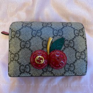 グッチ(Gucci)のGUCCI 二つ折り財布 さくらんぼ(財布)