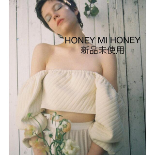 ハニーミーハニー(Honey mi Honey)のHONEY MI HONEY キルティングパフトップス(シャツ/ブラウス(半袖/袖なし))