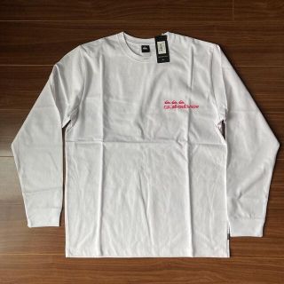 クイックシルバー(QUIKSILVER)のクイックシルバー 長袖Tシャツ ロンT 白 ホワイト M(Tシャツ/カットソー(七分/長袖))