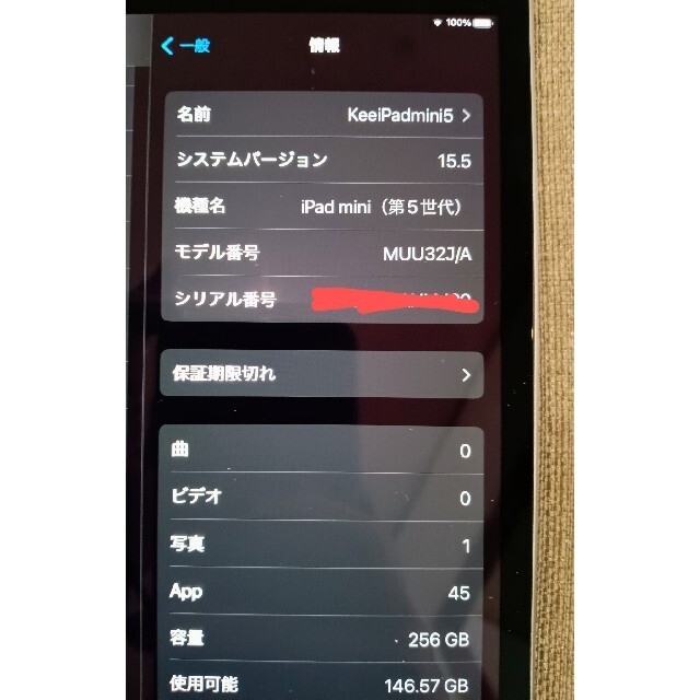iPad mini 5 256GB wifiモデル ケースフォルム付 3