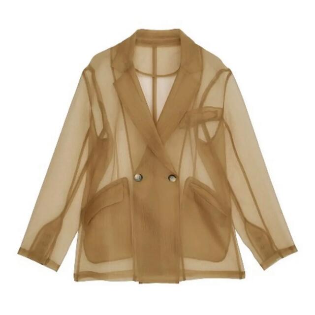 AMERI BUMPY SHEER DOUBLE JACKET ベージュF 新品 | フリマアプリ ラクマ AMERI BUMPY SHEER DOUBLE JACKET ベージュF 新品 | フリマアプリ ラクマ