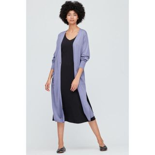 ユニクロ(UNIQLO)の新品　ユニクロ　UVカット　スリット　ロングカーディガン (カーディガン)