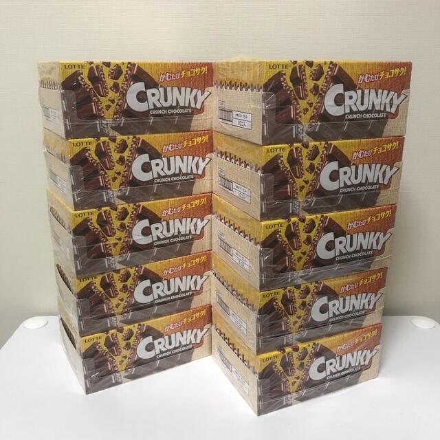 食品/飲料/酒お菓子　☆ ロッテ　CRUNKY クランキーチョコレート　計100箱セット