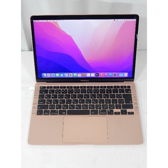 133インチビデオ美品 MacBook Air M1 8GB 256GB ゴールドMGND3J/A