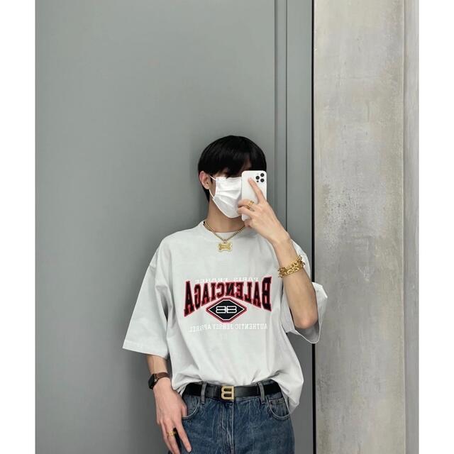 Balenciaga(バレンシアガ)のバレンシアガ balenciaga ビックロゴトップス クルーネック コットンT メンズのトップス(Tシャツ/カットソー(半袖/袖なし))の商品写真