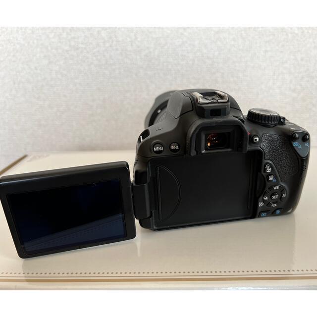 Canon(キヤノン)のCanon eos kiss x6i 18-55 IS STMレンズ スマホ/家電/カメラのカメラ(デジタル一眼)の商品写真