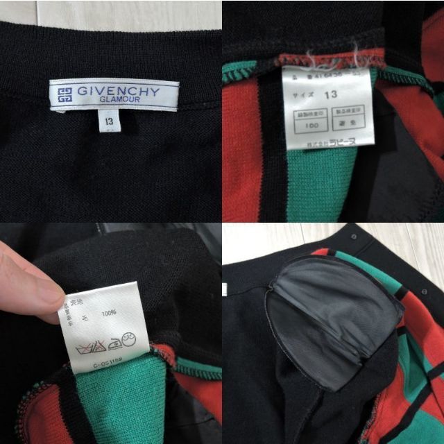 GIVENCHY - ヴィンテージ ジバンシー GIVENCHY ウール ニット GIVENCHY - ヴィンテージ ジバンシー GIVENCHY ウール ニット