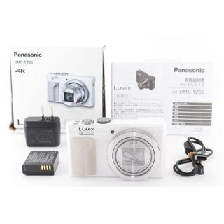 パナソニック(Panasonic)のPanasonic LUMIX TZ-85 ホワイト(コンパクトデジタルカメラ)