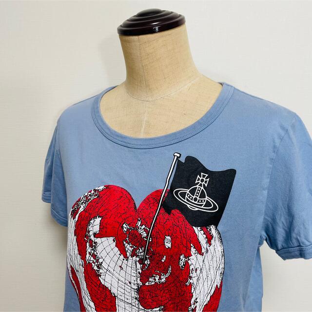 Vivienne Westwood(ヴィヴィアンウエストウッド)の【送料無料】Vivienne Westwood Tシャツ◎カットソー 地球ハート レディースのトップス(Tシャツ(半袖/袖なし))の商品写真