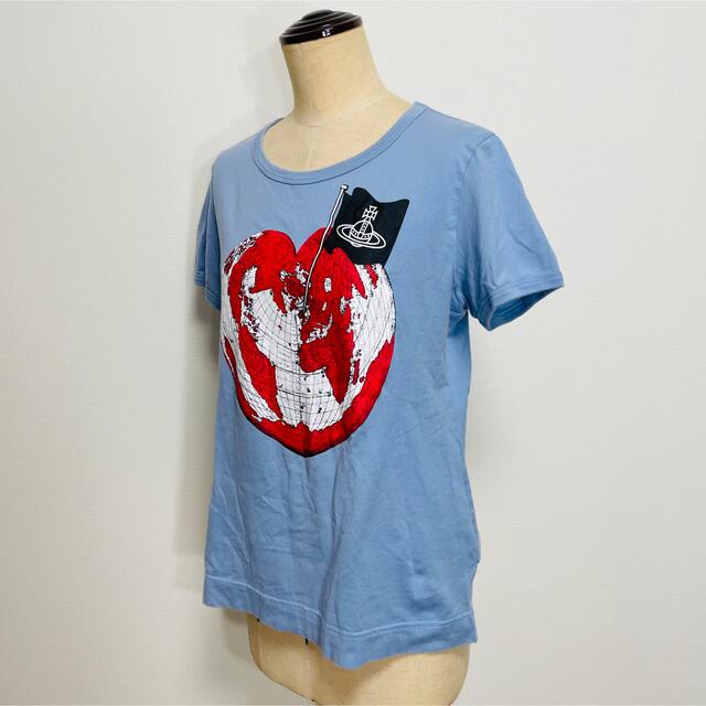 Vivienne Westwood(ヴィヴィアンウエストウッド)の【送料無料】Vivienne Westwood Tシャツ◎カットソー 地球ハート レディースのトップス(Tシャツ(半袖/袖なし))の商品写真