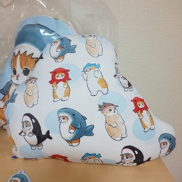 mofusand サメにゃん Bigぬいぐるみ もちもちクッション 3点