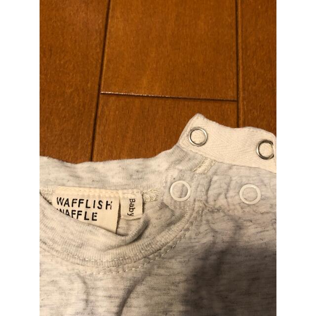 Wafflish Waffle(ワッフリッシュワッフル)のワッフリッシュワッフル　ベビー　Tシャツ キッズ/ベビー/マタニティのベビー服(~85cm)(Ｔシャツ)の商品写真