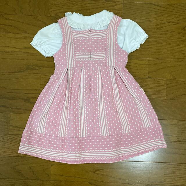 Shirley Temple(シャーリーテンプル)のシャーリーテンプル　ジャンパースカート キッズ/ベビー/マタニティのキッズ服女の子用(90cm~)(ワンピース)の商品写真