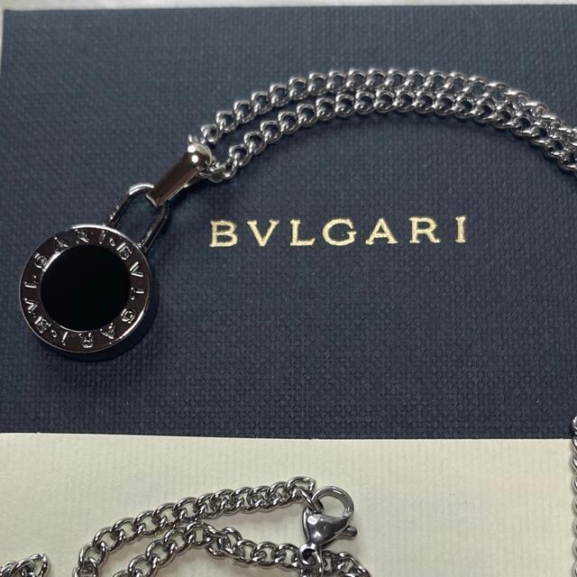 【新品正規品】BVLGARI ペンダント チャーム +チェーン 革紐 ネックレス