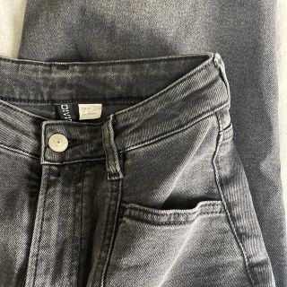 エイチアンドエム(H&M)のH&M デニム size34 マムデニム(デニム/ジーンズ)