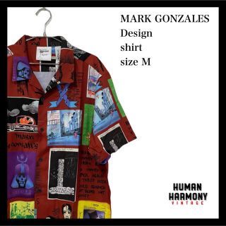 マークゴンザレス(Mark Gonzales)のマークゴンザレス MARKGONZALES 柄シャツ 半袖 新品(シャツ)