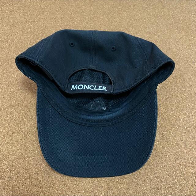 MONCLER 帽子 キャップ ベースボールキャップ ユニセックス 黒 ブラック 5