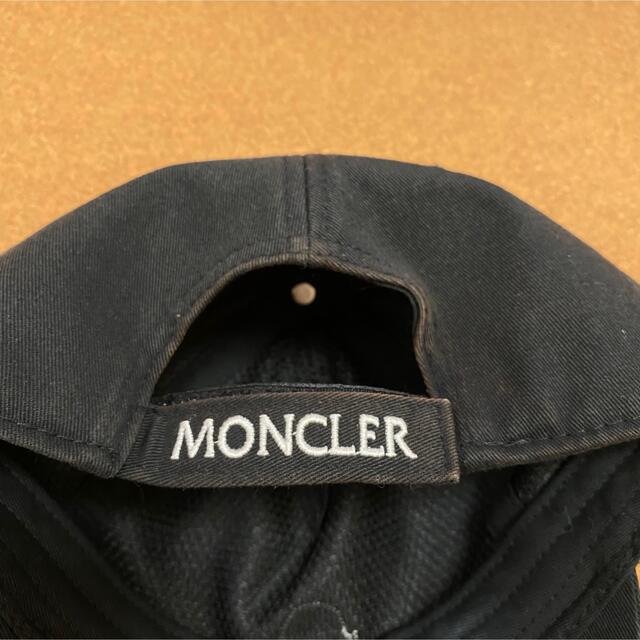 MONCLER 帽子 キャップ ベースボールキャップ ユニセックス 黒 ブラック 6