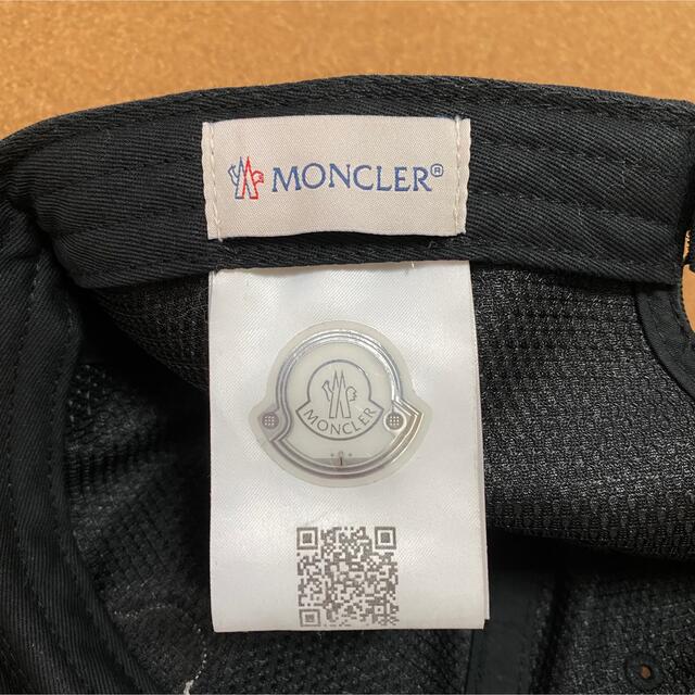 MONCLER 帽子 キャップ ベースボールキャップ ユニセックス 黒 ブラック 7