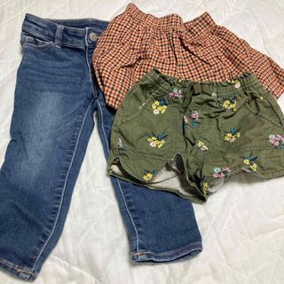 ベビーギャップ(babyGAP)のベビーGAP ショートパンツ、スカート、パンツ3点セット 2y(スカート)