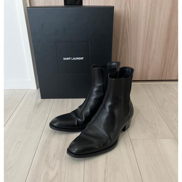 SAINT LAURENT PARIS ワイアット40 チェルシーブーツ - 靴/シューズ