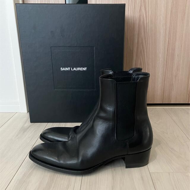 SAINT LAURENT PARIS ワイアット40 チェルシーブーツ | www