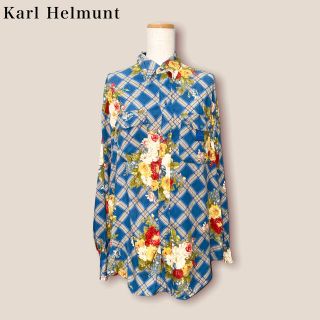 カールヘルム(Karl Helmut)の【Karl Helmut】花柄シャツ　ブラウス　カールヘルム　ピンクハウス(シャツ/ブラウス(長袖/七分))