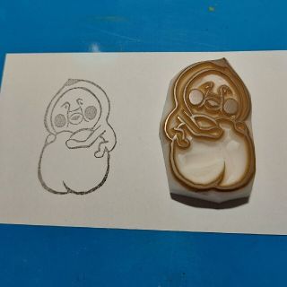 消しゴムはんこハンドメイド　こびとづかん(キャラクターグッズ)