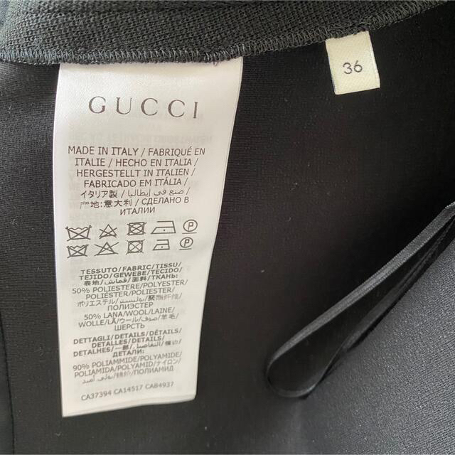 Gucci - グッチ GUCCI 黒 ピンク ロゴ入り ワンピースの通販 by