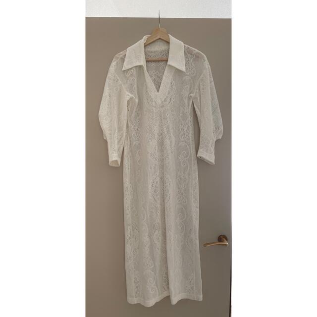 mame - Curtain Lace Jacquard Jersey Dress の通販 by YY|マメならラクマ mame - Curtain Lace Jacquard Jersey Dress の通販 by YY|マメならラクマ