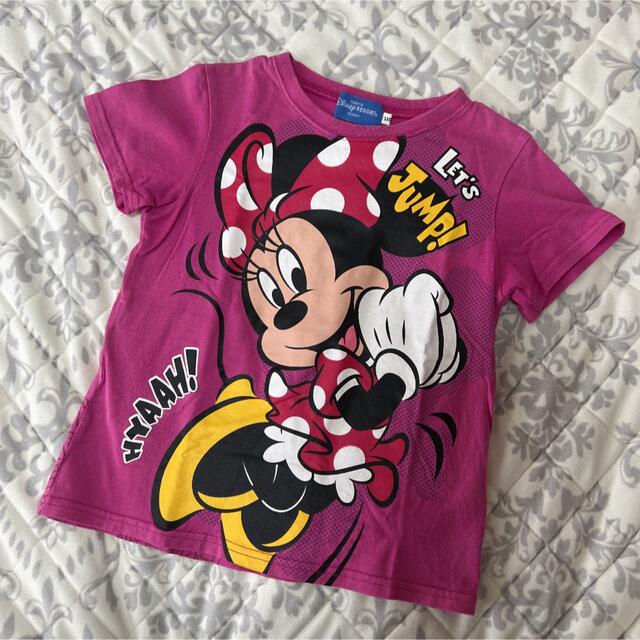 Disney(ディズニー)のディズニーリゾート　ミニィちゃんTシャツ110 キッズ/ベビー/マタニティのキッズ服女の子用(90cm~)(Tシャツ/カットソー)の商品写真