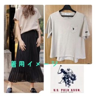 ポロラルフローレン(POLO RALPH LAUREN)のu.s.poloassn！ポロ L LサイズベージュTシャツ(Tシャツ(半袖/袖なし))