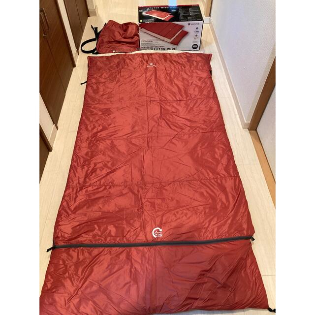 スノーピーク セパレートシュラフ オフトンワイド BD-103 - 寝袋/寝具