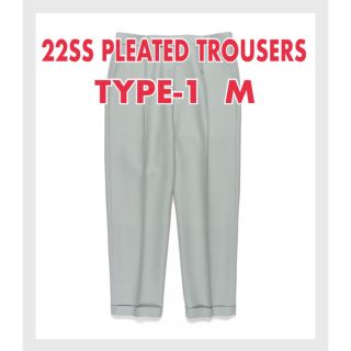 ワコマリア(WACKO MARIA)のワコマリア 22ss 新品未使用 pleated trousers mint(スラックス)