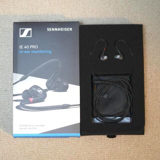 ゼンハイザー(SENNHEISER)のSENNHEISER IE 40 PRO BLACK (ヘッドフォン/イヤフォン)