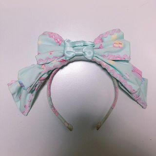 アンジェリックプリティー(Angelic Pretty)のドリーミィドールハウス カチューシャ(ミント)(カチューシャ)