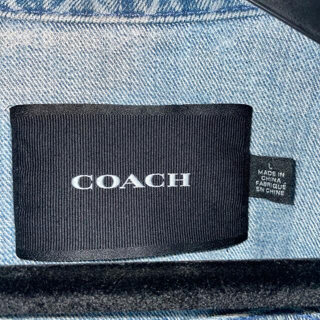 COACH(コーチ)の人気完売　coach コーチ　シグネチャー　デニムジャケット メンズのジャケット/アウター(Gジャン/デニムジャケット)の商品写真