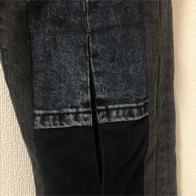 JOHN LAWRENCE SULLIVAN(ジョンローレンスサリバン)のBlack HAKAMA Denim メンズのパンツ(デニム/ジーンズ)の商品写真