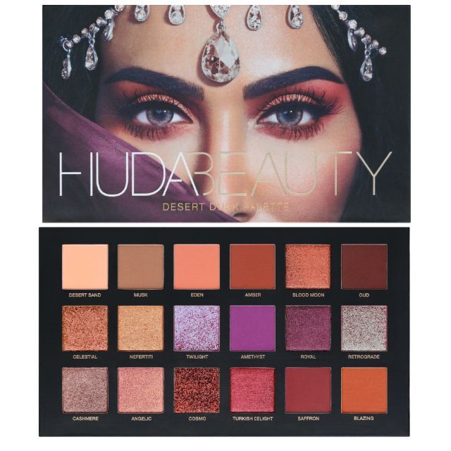 Huda Beauty　Desert Dusk　18色アイシャドウパレット