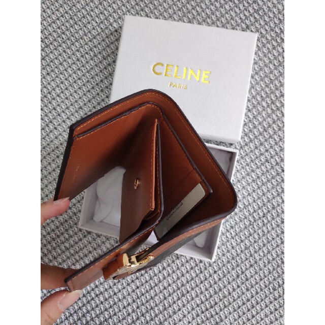 極美品☆CELINE  セリーヌ 3つ折り財布  さいふ 小銭入れ