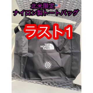 ザノースフェイス(THE NORTH FACE)の北米限定🇺🇸ノースフェイス　ナイロン製　Sサイズ　トートバッグ　黒(トートバッグ)