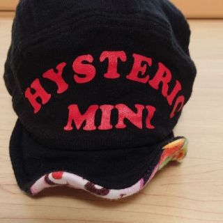 ヒステリックミニ(HYSTERIC MINI)のエンジェルコット 総柄リバーシブルキャップ(帽子)