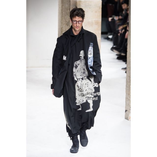 Yohji Yamamoto - YOHJI YAMAMOTO POUR HOMME 17AW チャンパオ シャツ