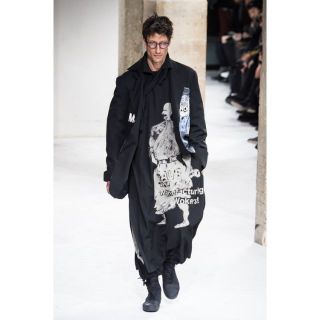 Yohji Yamamoto 20AW 切り替えシャツ LOOK13 タグ付き