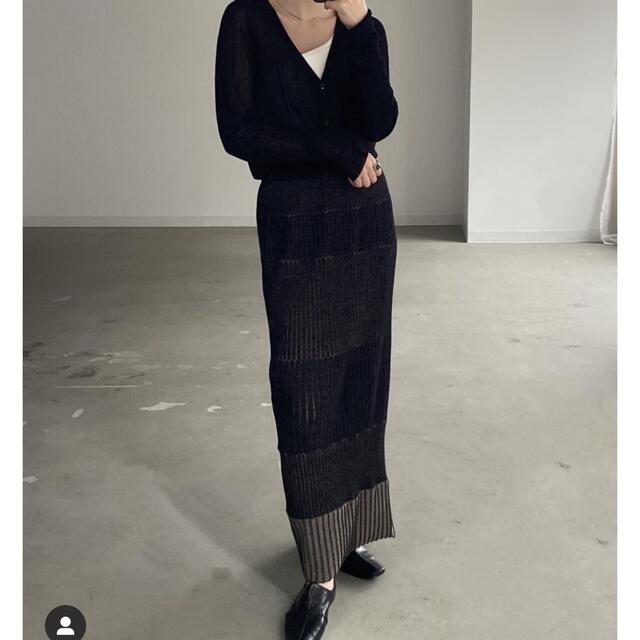 ローレン louren pattern knit pencil skirt 【ラッピング無料】 9360 