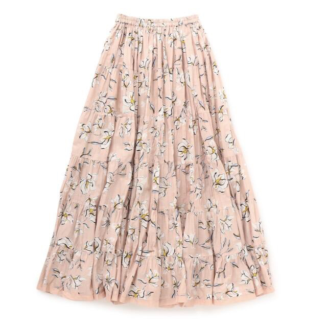 【送料無料】 Drawer - マリハ　mariha 花柄スカート ロングスカート