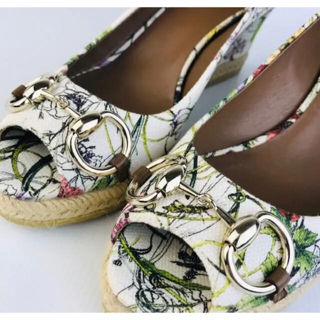 ブラウン系,24.5cm大切な美品☆GUCCI・レザー ホースビット チャンキー 国産 美品★GUCCI・レザー ホースビット サンダル(371/2) チャンキーヒール サンダル
