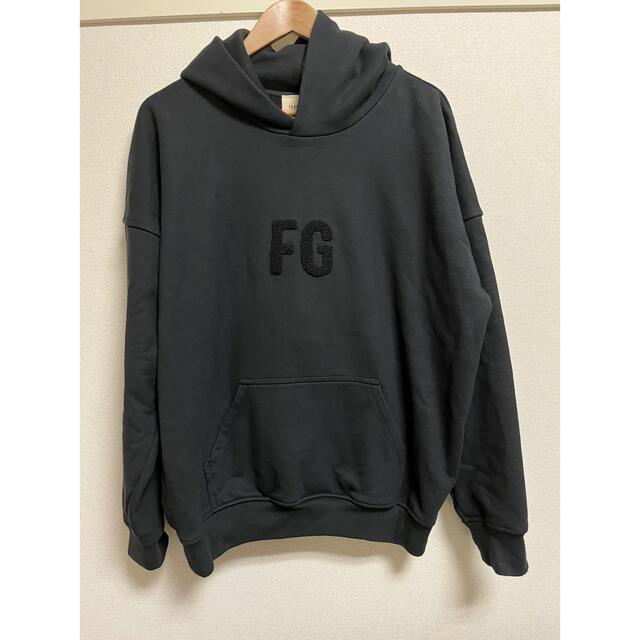 ブラックサイズfear of god パーカー 6th collection FG Sサイズ